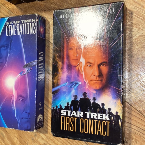 Paramount Media 8 Star Trek Vhs Tapes Collection Poshmark